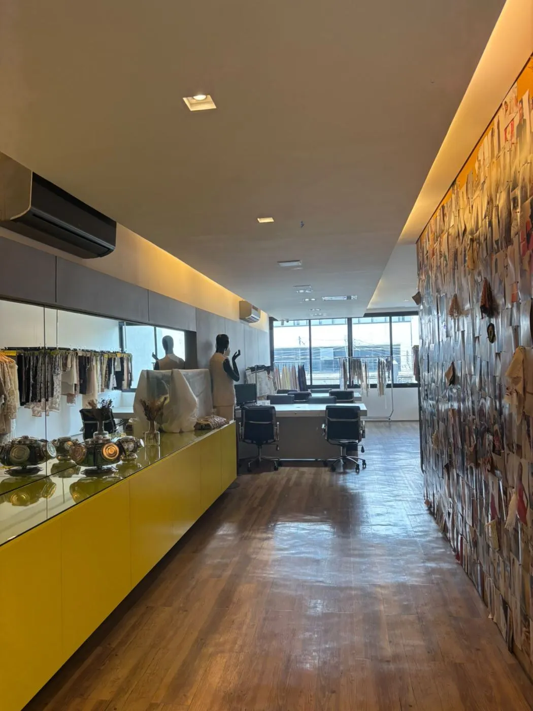 Balcão do showroom